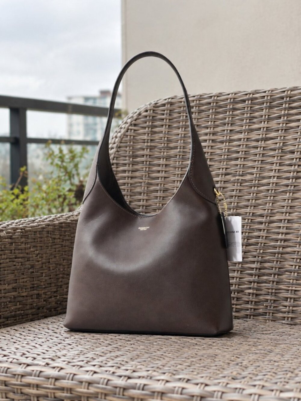 Coach Shoulder Bag-Maple